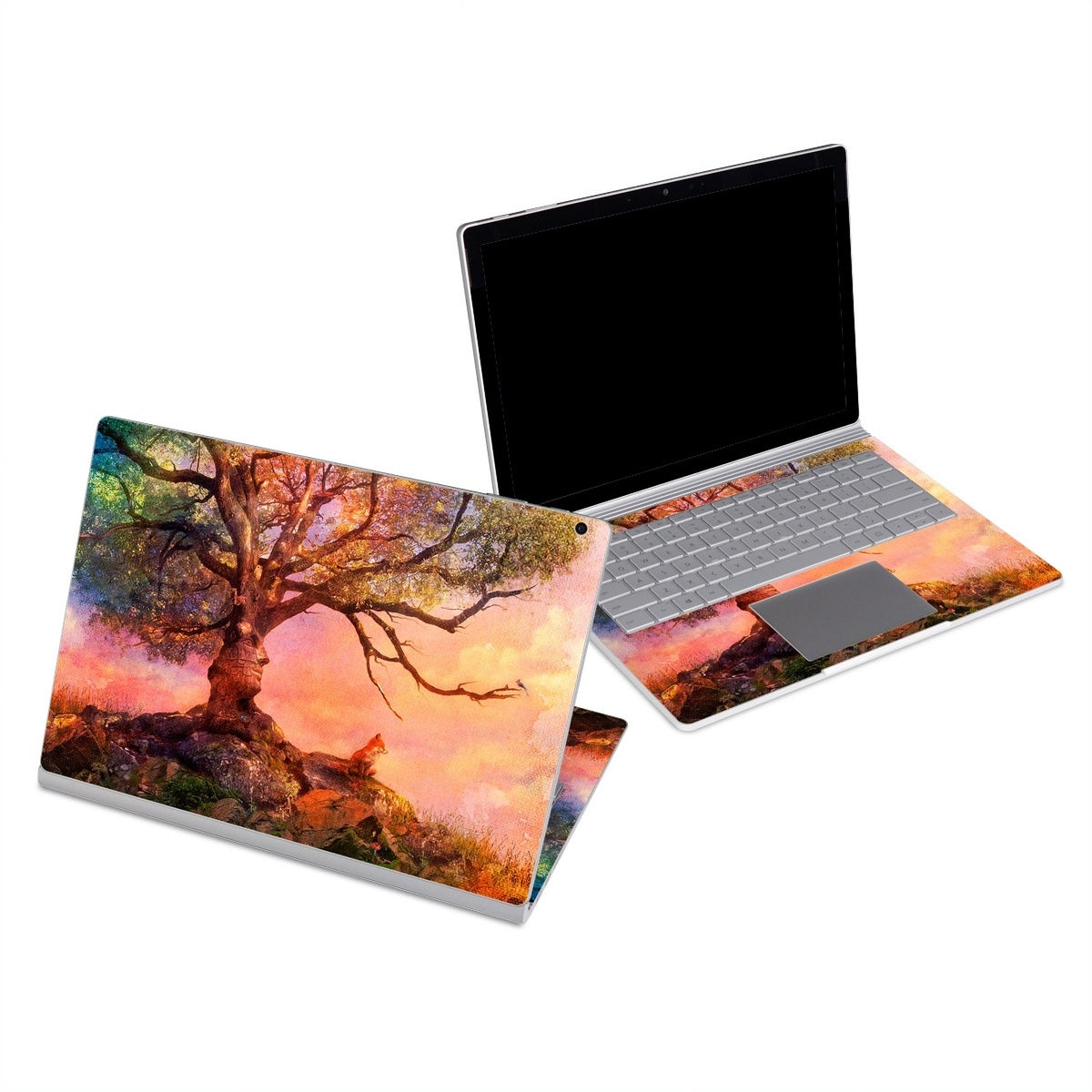Fox Sunset - Microsoft Surface Book Skin