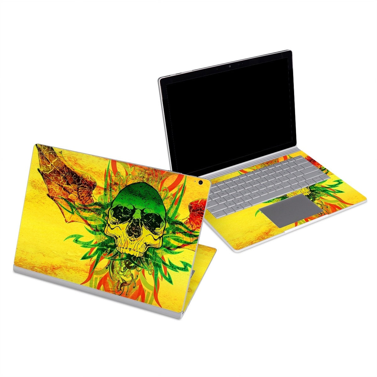 Hot Tribal Skull - Microsoft Surface Book Skin