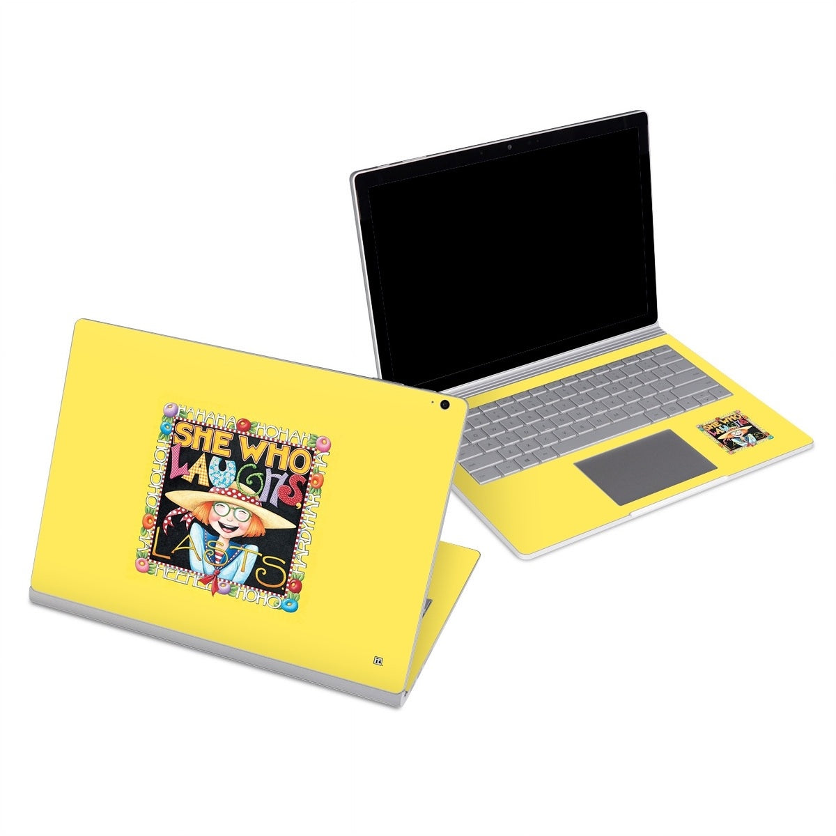 She Who Laughs - Microsoft Surface Book Skin