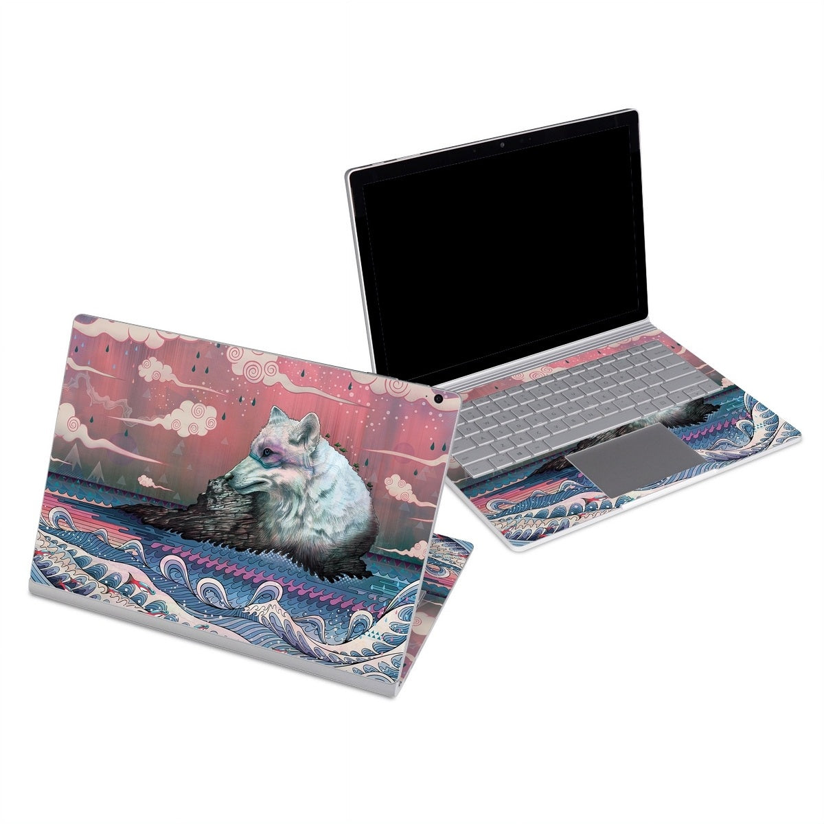 Lone Wolf - Microsoft Surface Book Skin