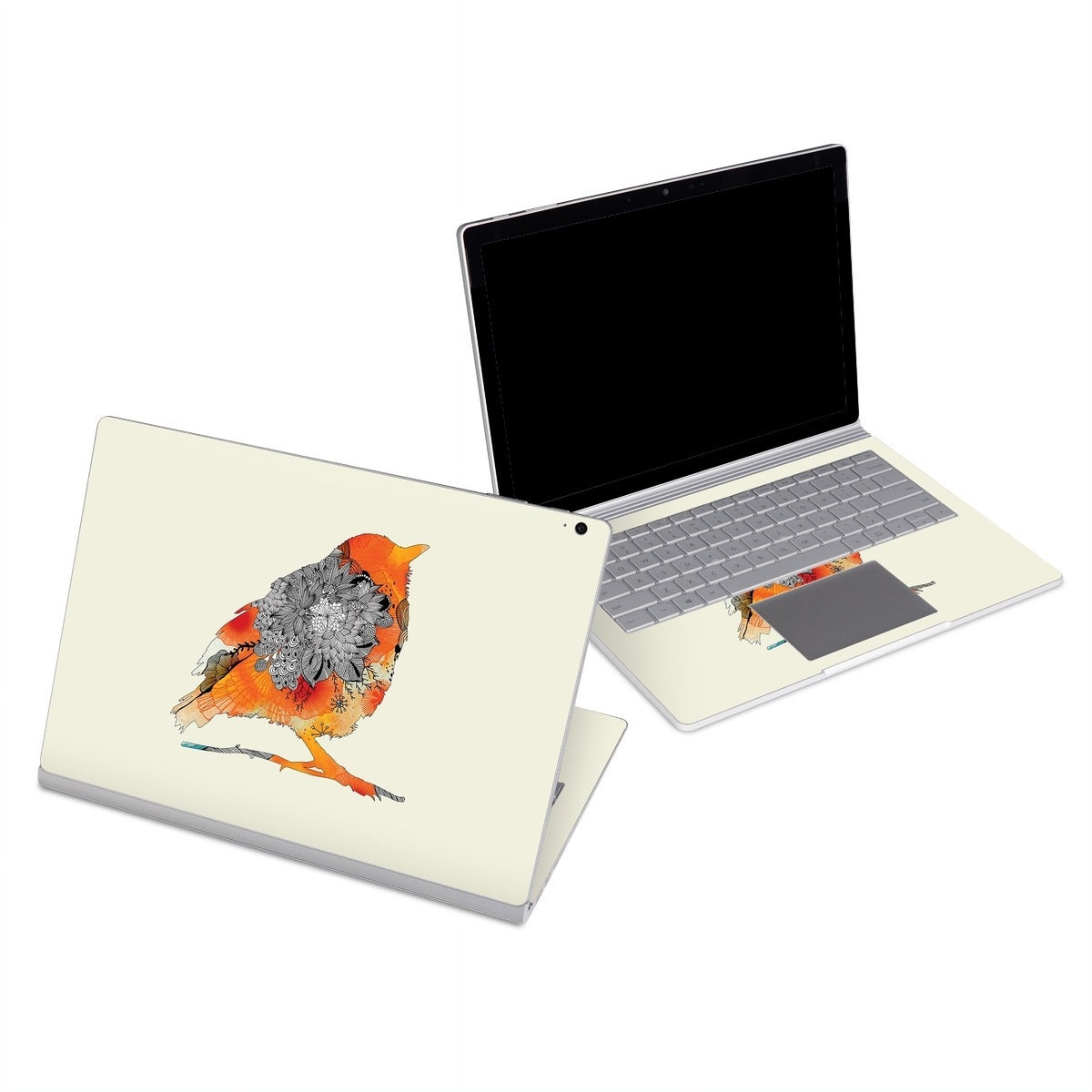 Orange Bird - Microsoft Surface Book Skin