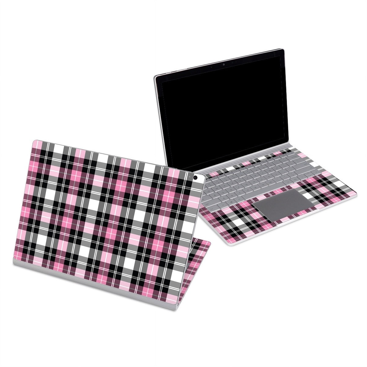 Pink Plaid - Microsoft Surface Book Skin