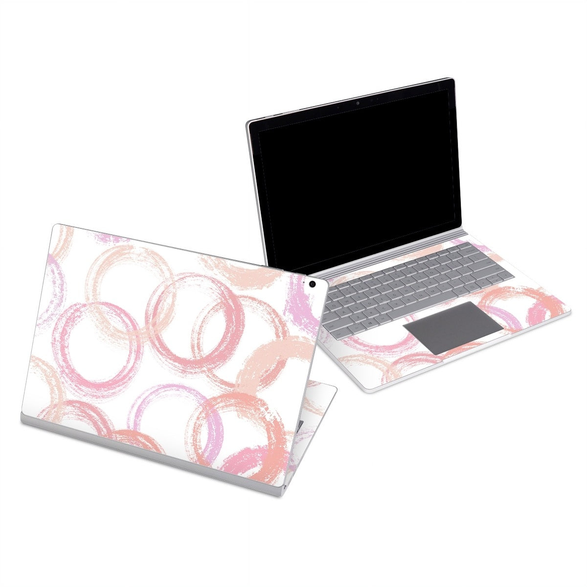 Pink Circles - Microsoft Surface Book Skin