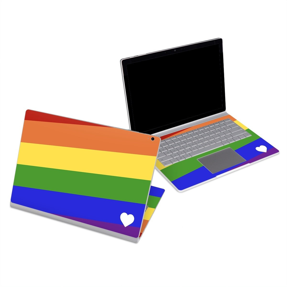 Rainbow Stripe - Microsoft Surface Book Skin
