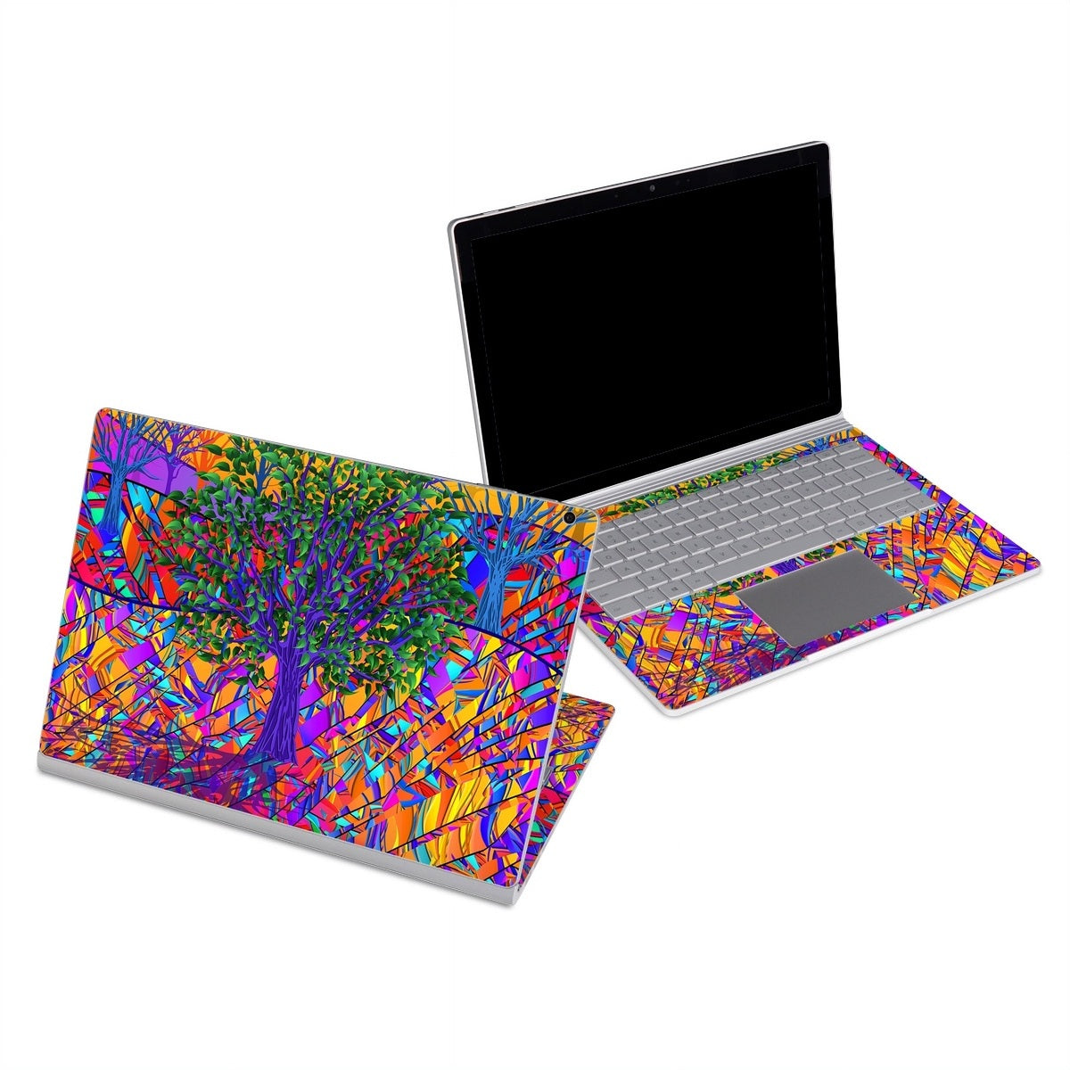 Stained Glass Tree - Microsoft Surface Book Skin