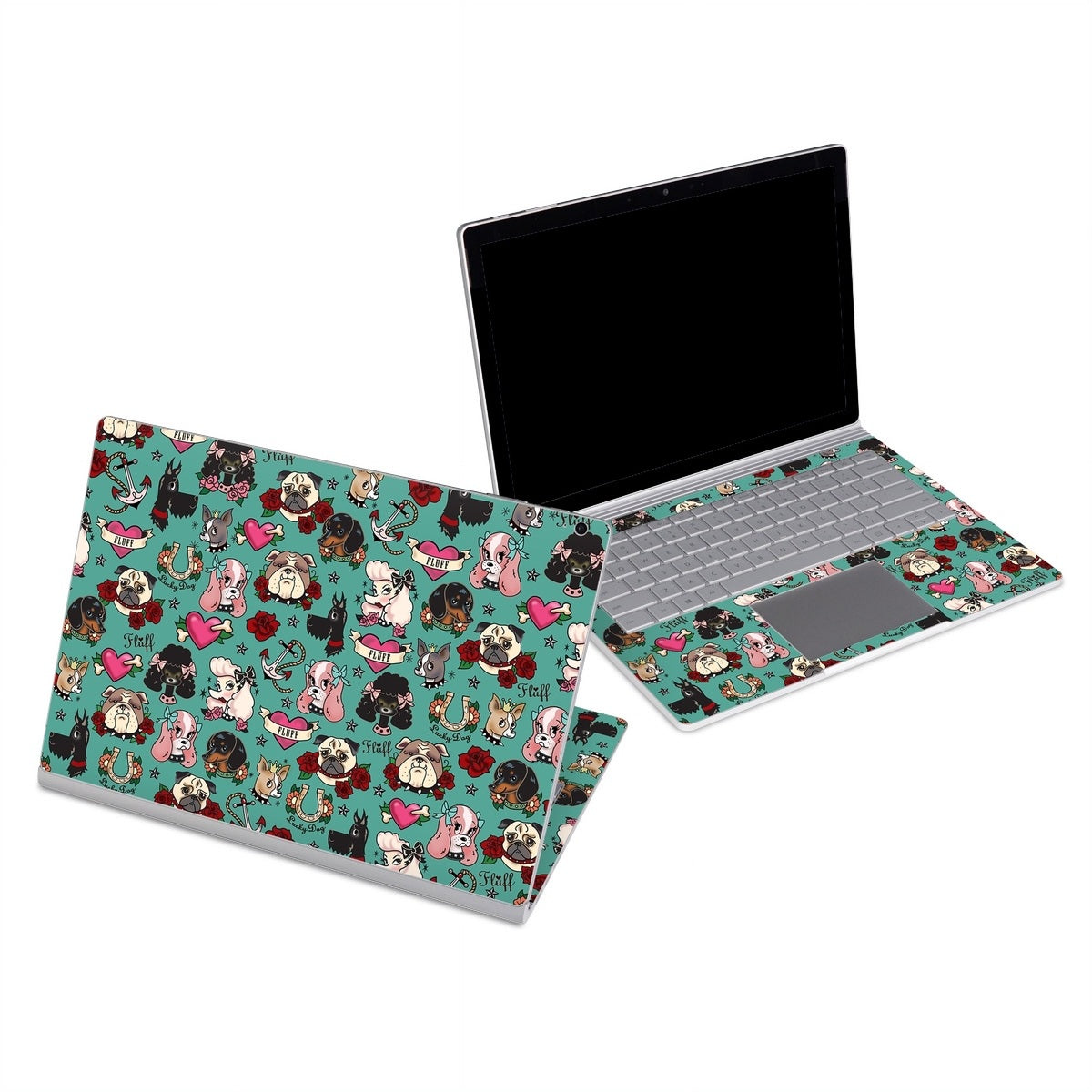 Tattoo Dogs - Microsoft Surface Book Skin
