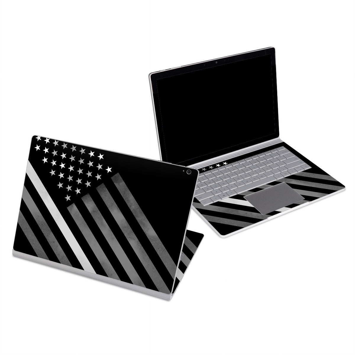 Thin White Line Hero - Microsoft Surface Book Skin