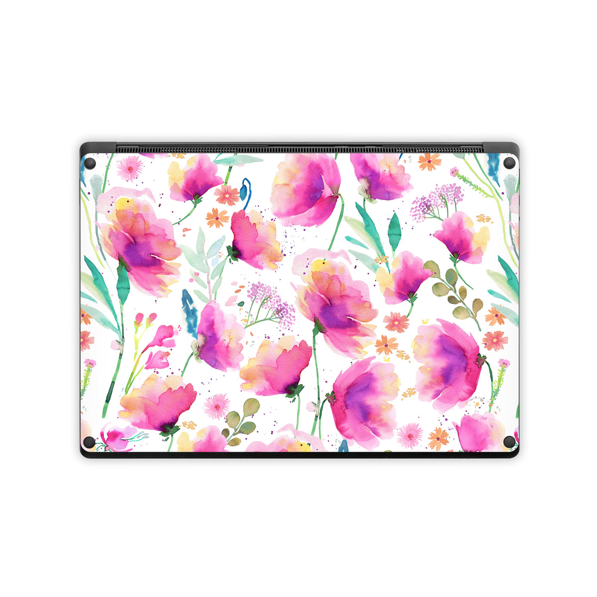 Abstract Pink Poppies - Microsoft Surface Laptop Skin