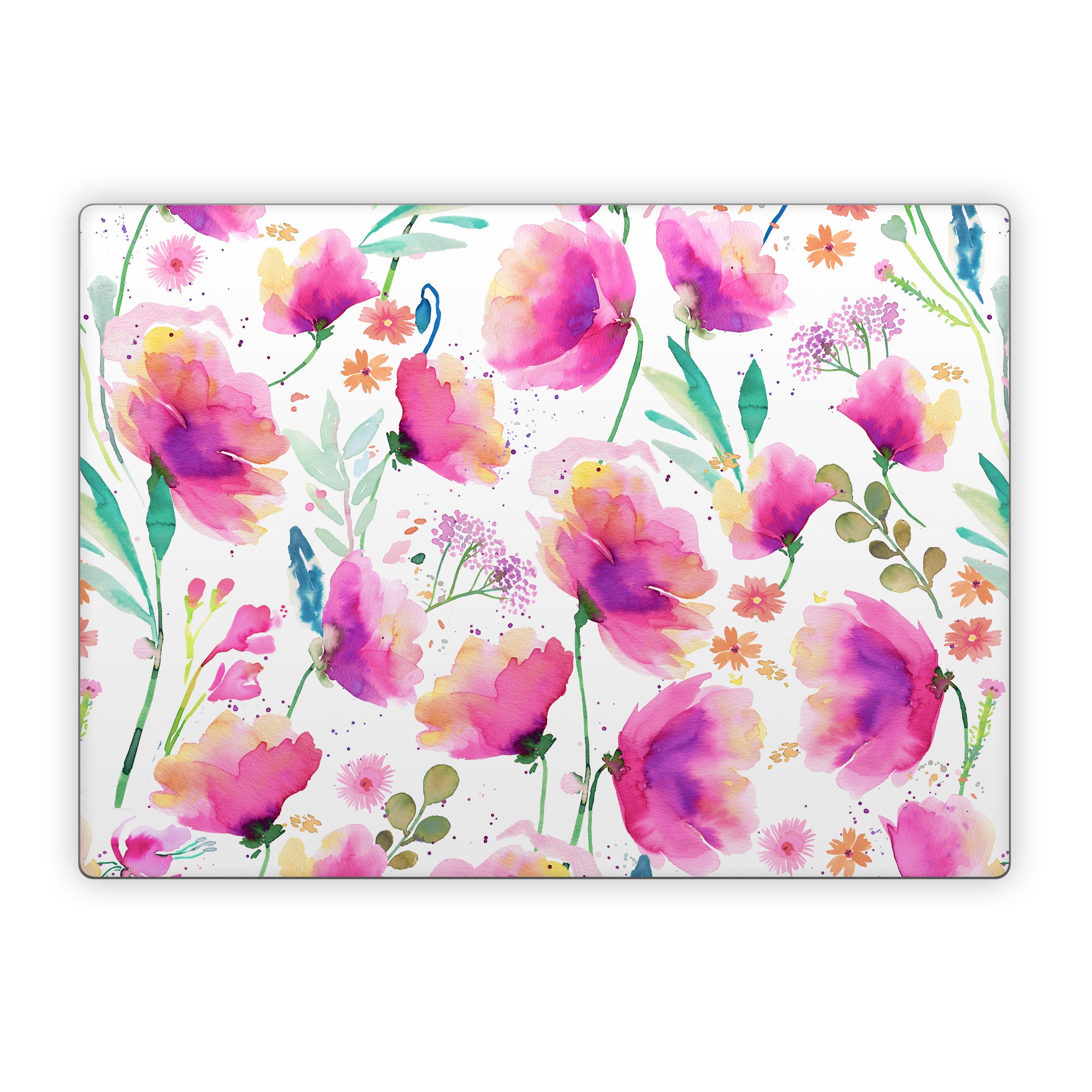 Abstract Pink Poppies - Microsoft Surface Laptop Skin