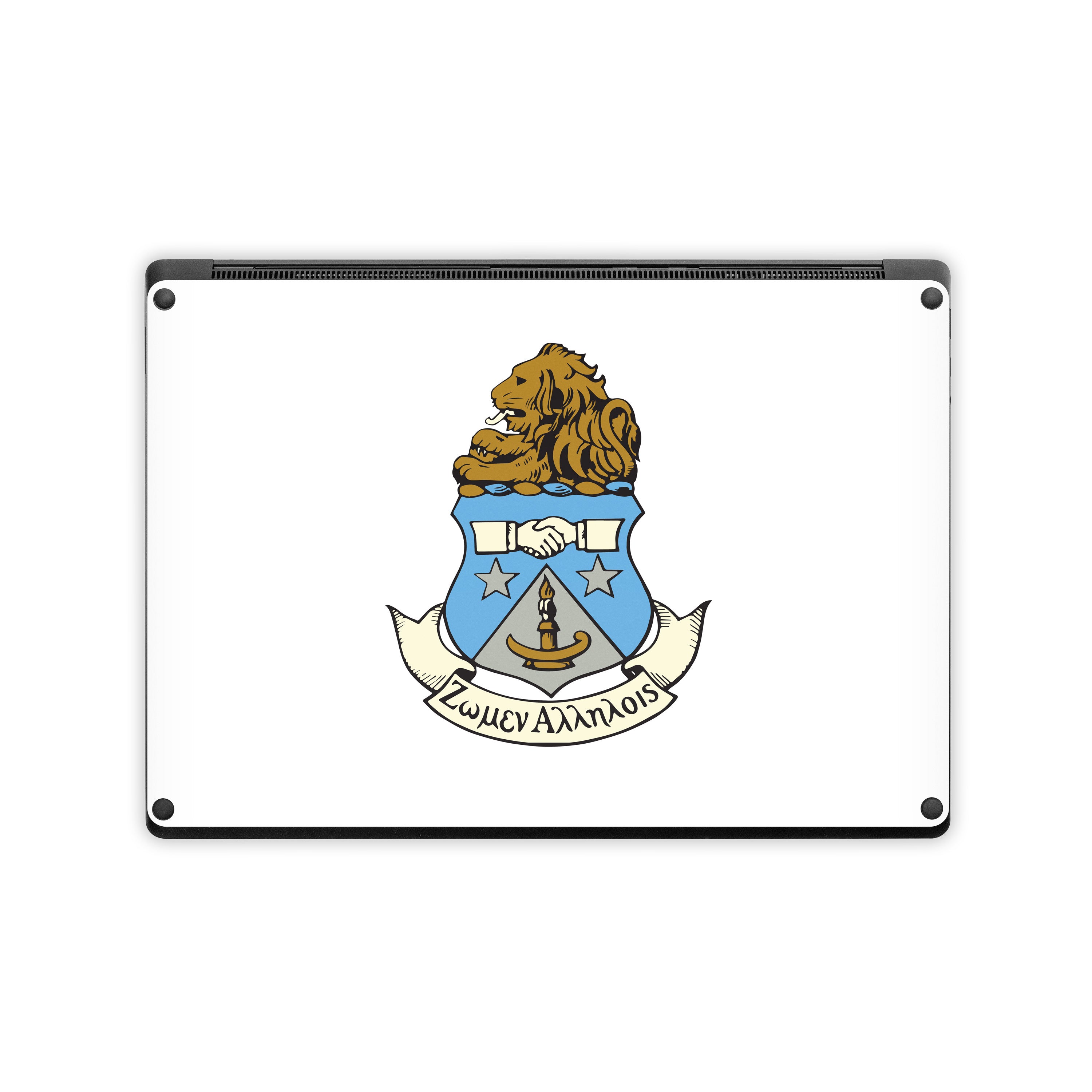 Alpha Delta Pi Crest White - Microsoft Surface Laptop Skin