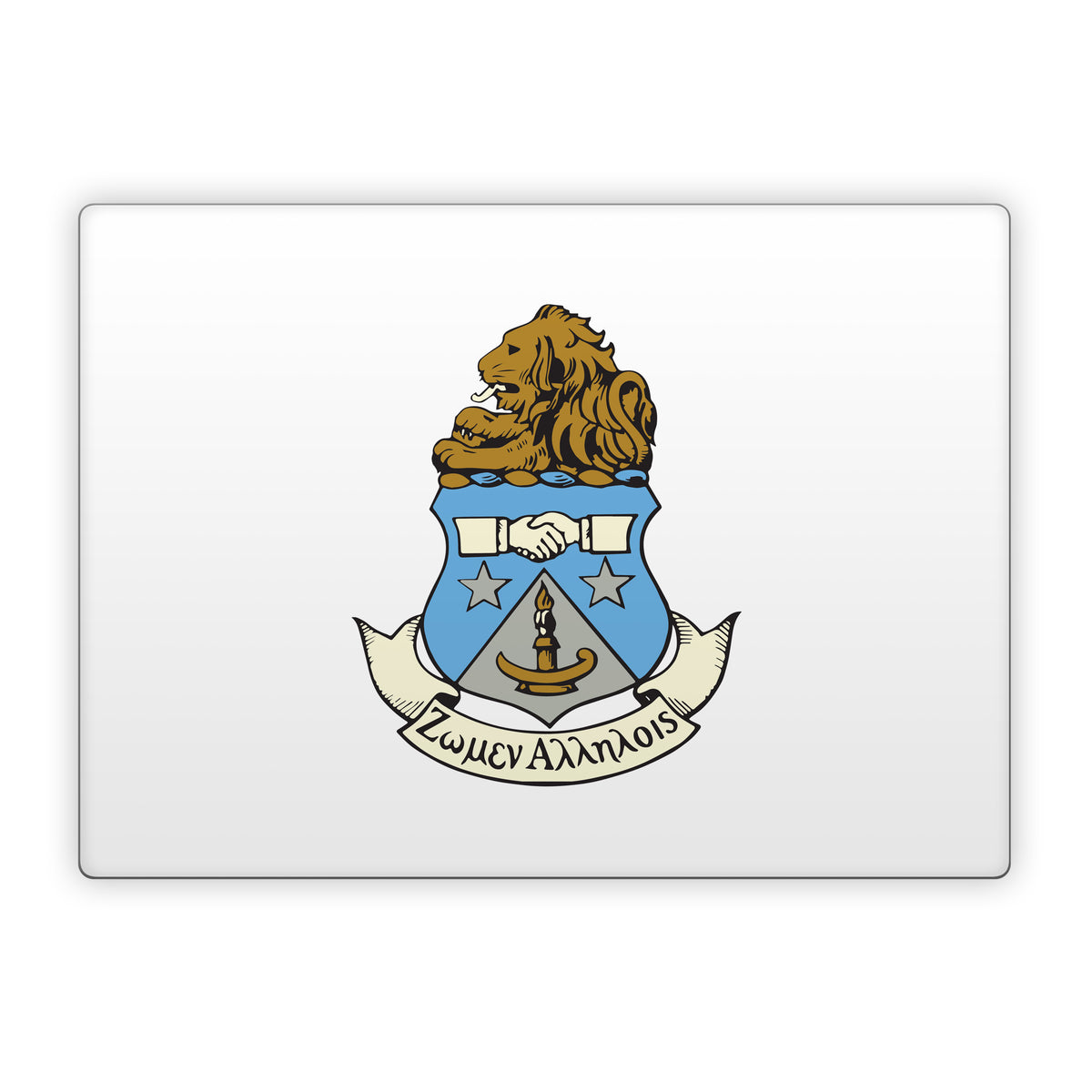 Alpha Delta Pi Crest White - Microsoft Surface Laptop Skin
