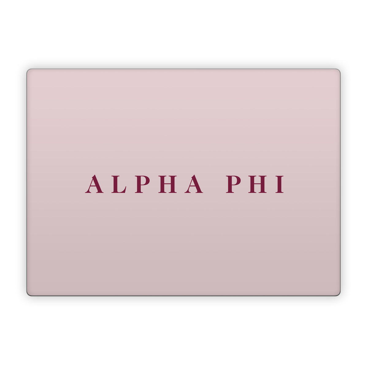 Alpha Phi Wordmark Ivory - Microsoft Surface Laptop Skin