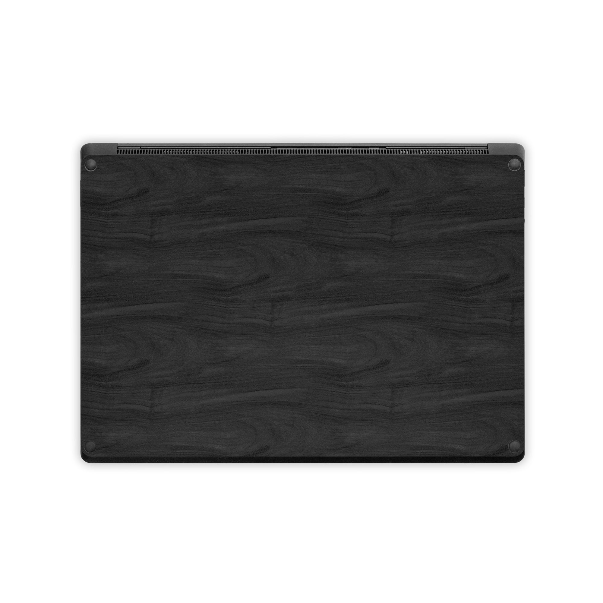 Black Woodgrain - Microsoft Surface Laptop Skin