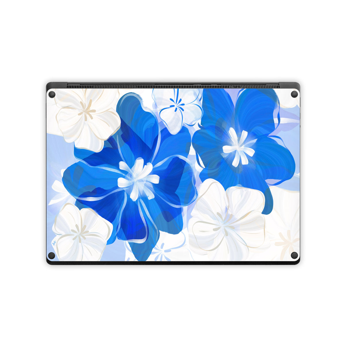 Blue Flowers - Microsoft Surface Laptop Skin