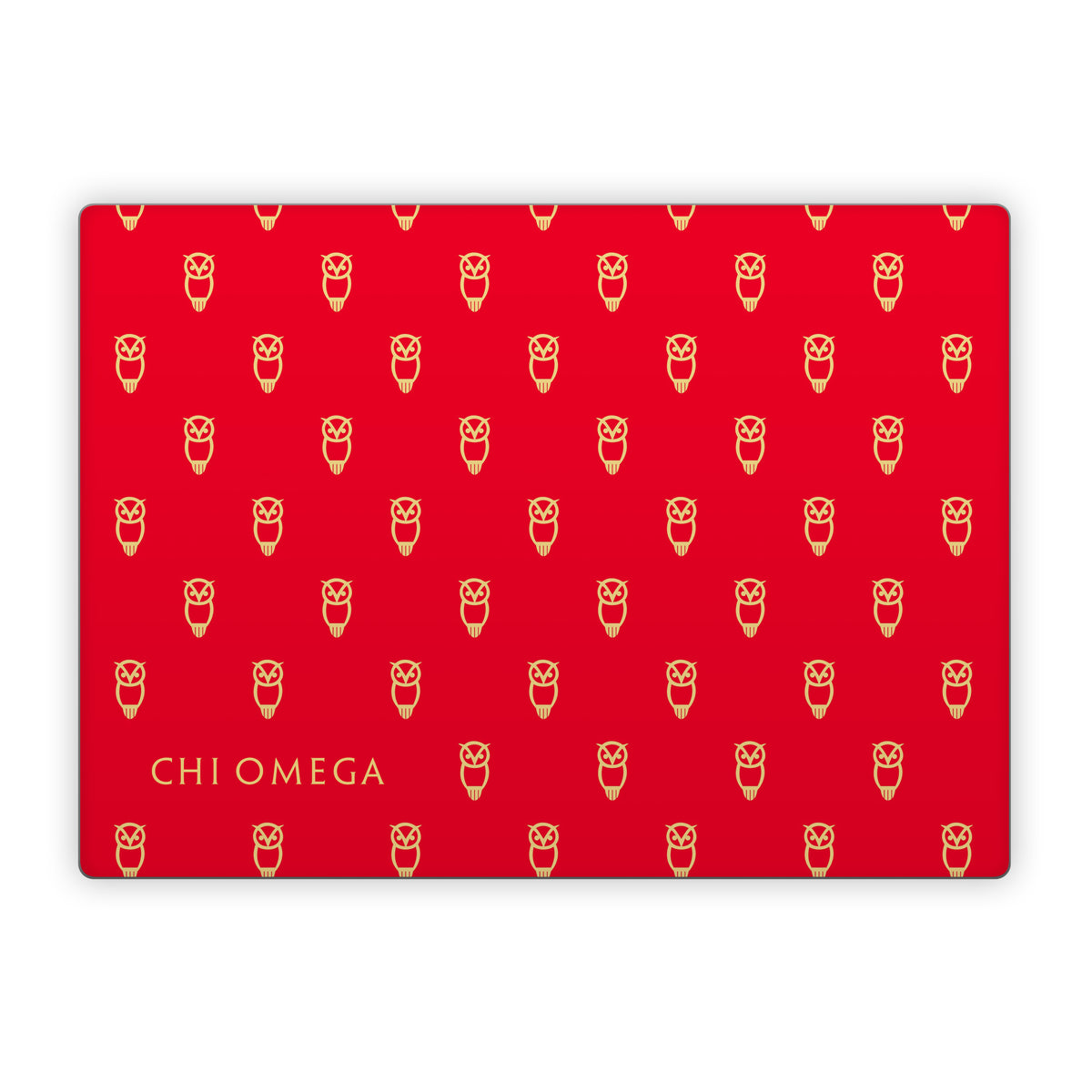 Chi Omega Owl Pattern - Microsoft Surface Laptop Skin