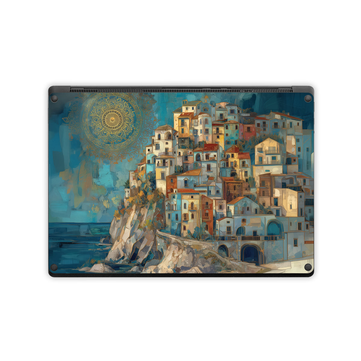 Coastal Town - Microsoft Surface Laptop Skin