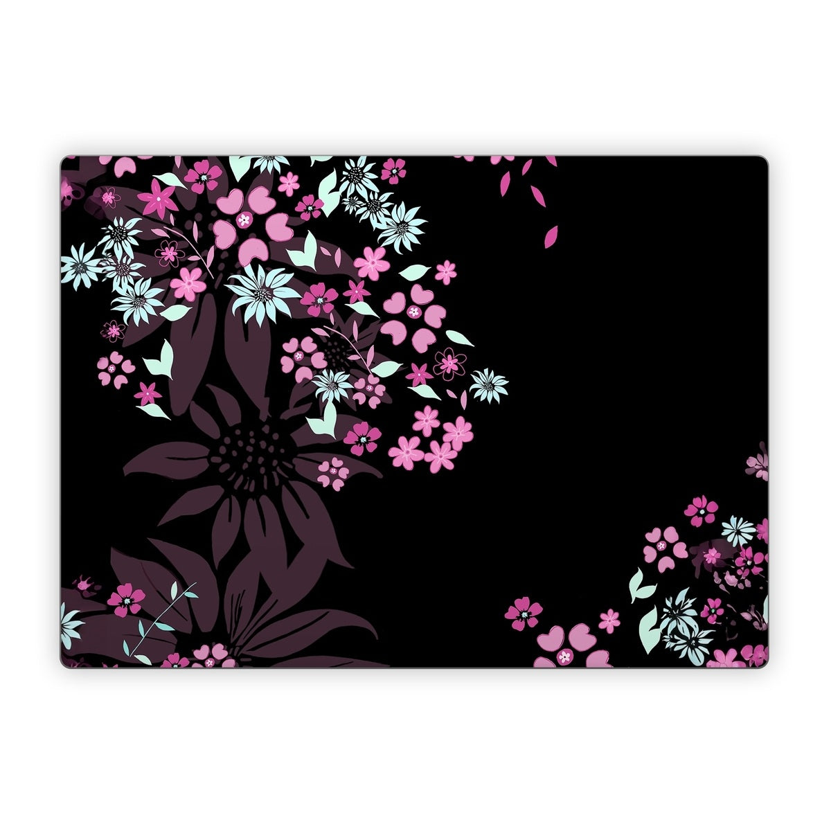 Dark Flowers - Microsoft Surface Laptop Skin