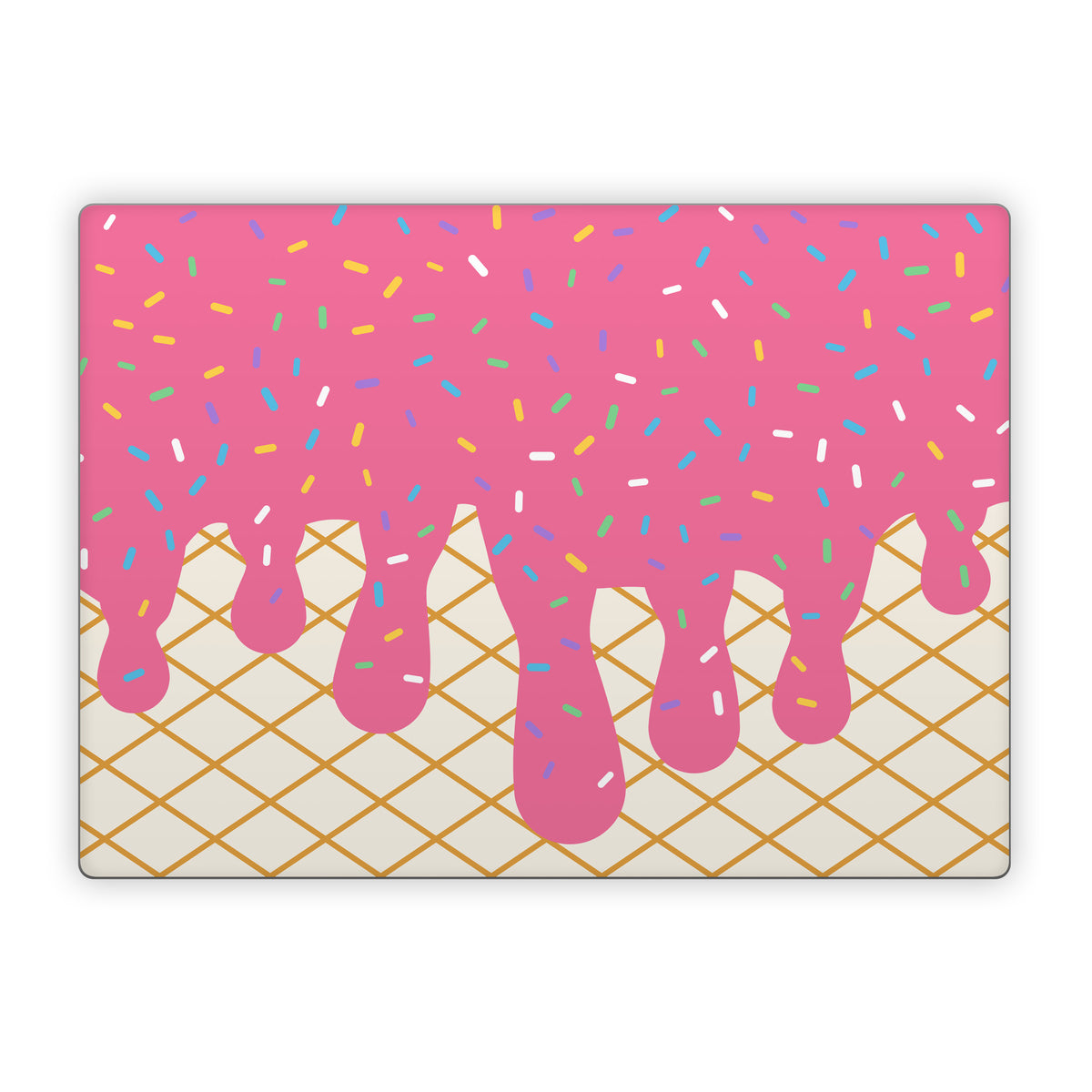 Strawberry Ice Cream Drip - Microsoft Surface Laptop Skin