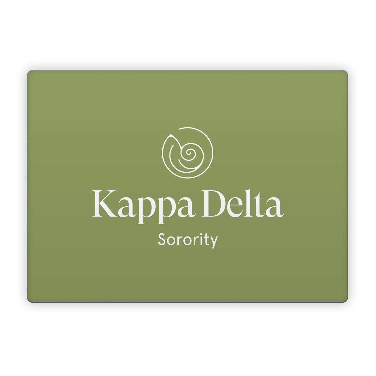 Kappa Delta Primary Logo KD Olive - Microsoft Surface Laptop Skin