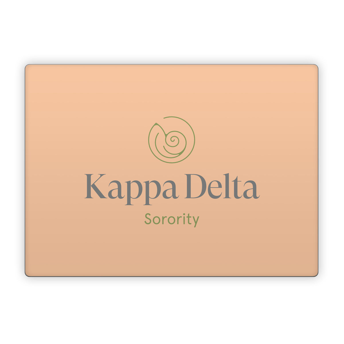Kappa Delta Primary Logo Empowered Peach - Microsoft Surface Laptop Skin