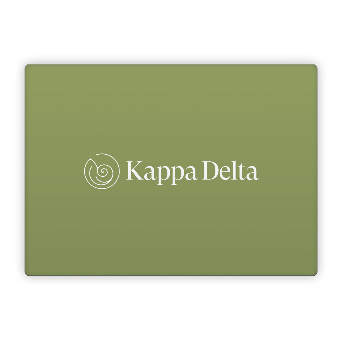 Kappa Delta Secondary Logo KD Olive - Microsoft Surface Laptop Skin