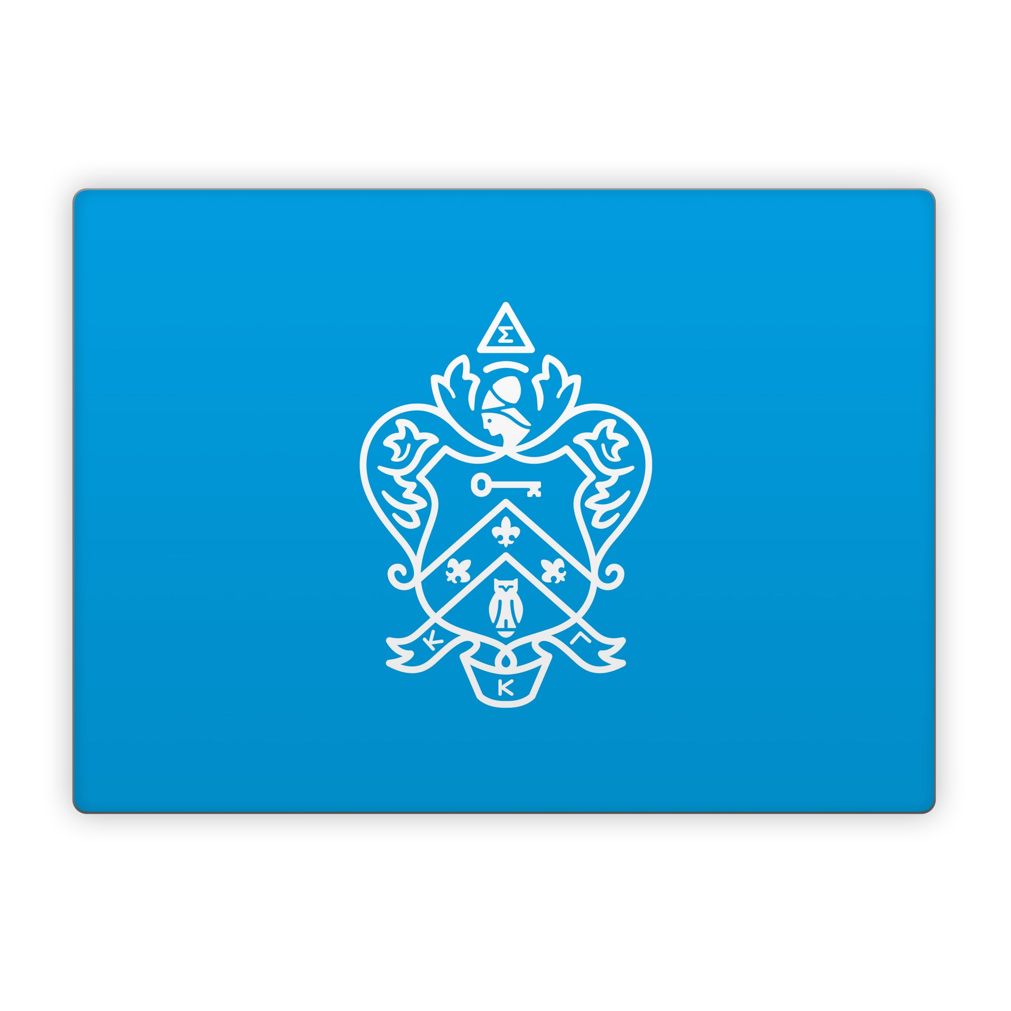 Kappa Kappa Gamma Coat of Arms Gamma Blue - Microsoft Surface Laptop Skin