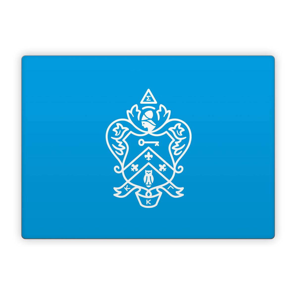 Kappa Kappa Gamma Coat of Arms Gamma Blue - Microsoft Surface Laptop Skin