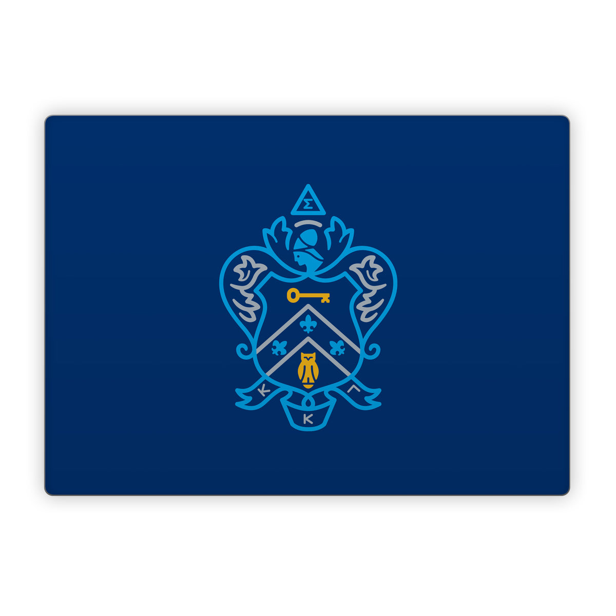 Kappa Kappa Gamma Coat of Arms Kappa Blue - Microsoft Surface Laptop Skin