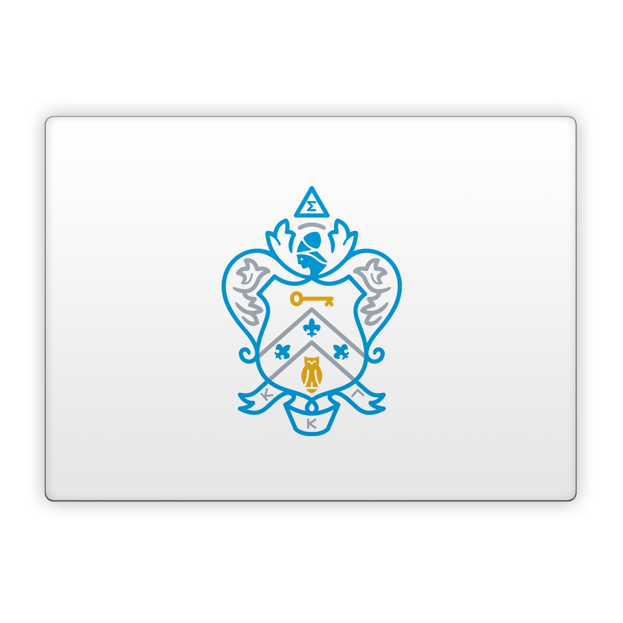 Kappa Kappa Gamma Coat of Arms White - Microsoft Surface Laptop Skin