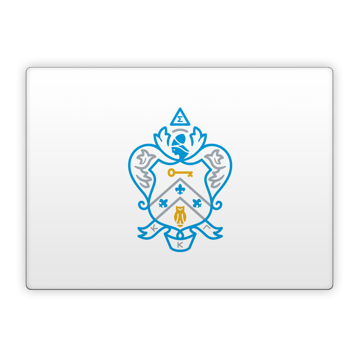 Kappa Kappa Gamma Coat of Arms White - Microsoft Surface Laptop Skin