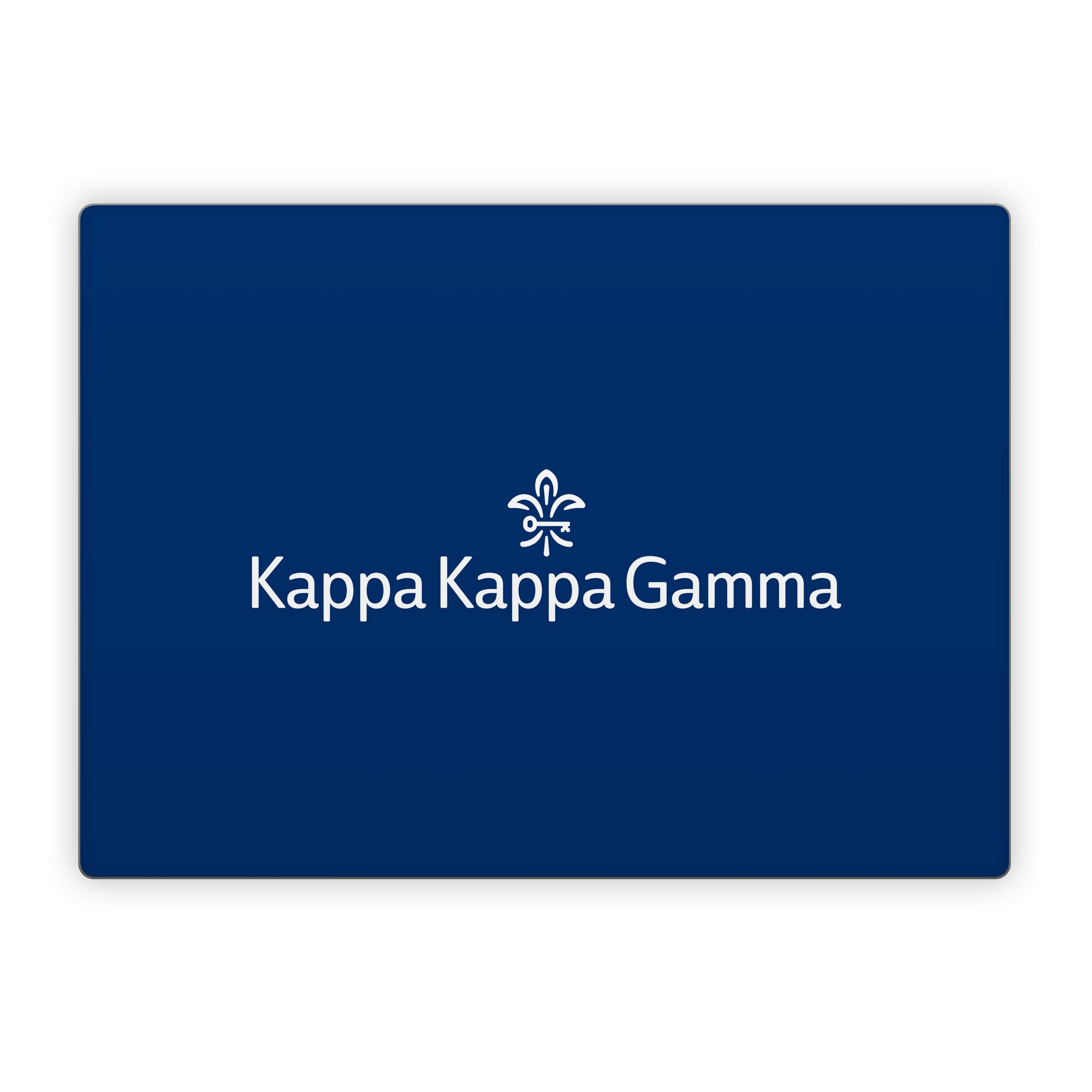 Kappa Kappa Gamma Brandmark Kappa Blue - Microsoft Surface Laptop Skin