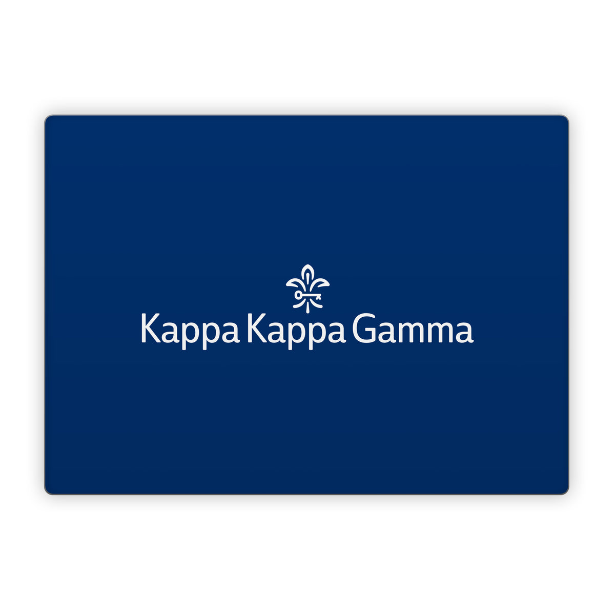 Kappa Kappa Gamma Brandmark Kappa Blue - Microsoft Surface Laptop Skin