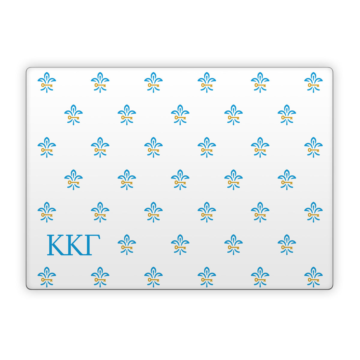 Kappa Kappa Gamma Fleur De Key Pattern White - Microsoft Surface Laptop Skin