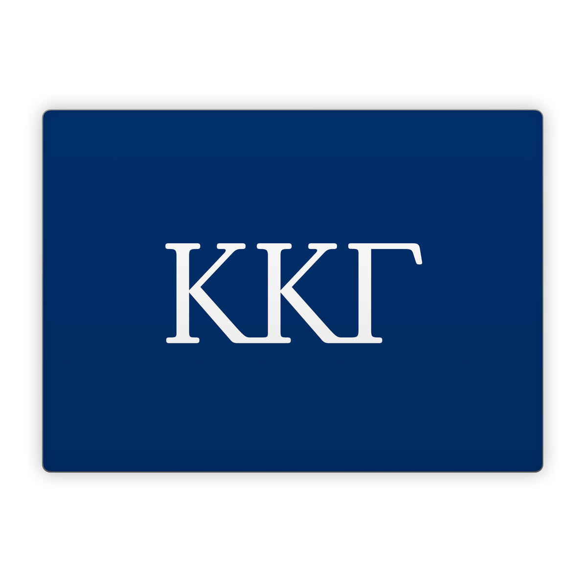 Kappa Kappa Gamma Greek Letters Kappa Blue - Microsoft Surface Laptop Skin