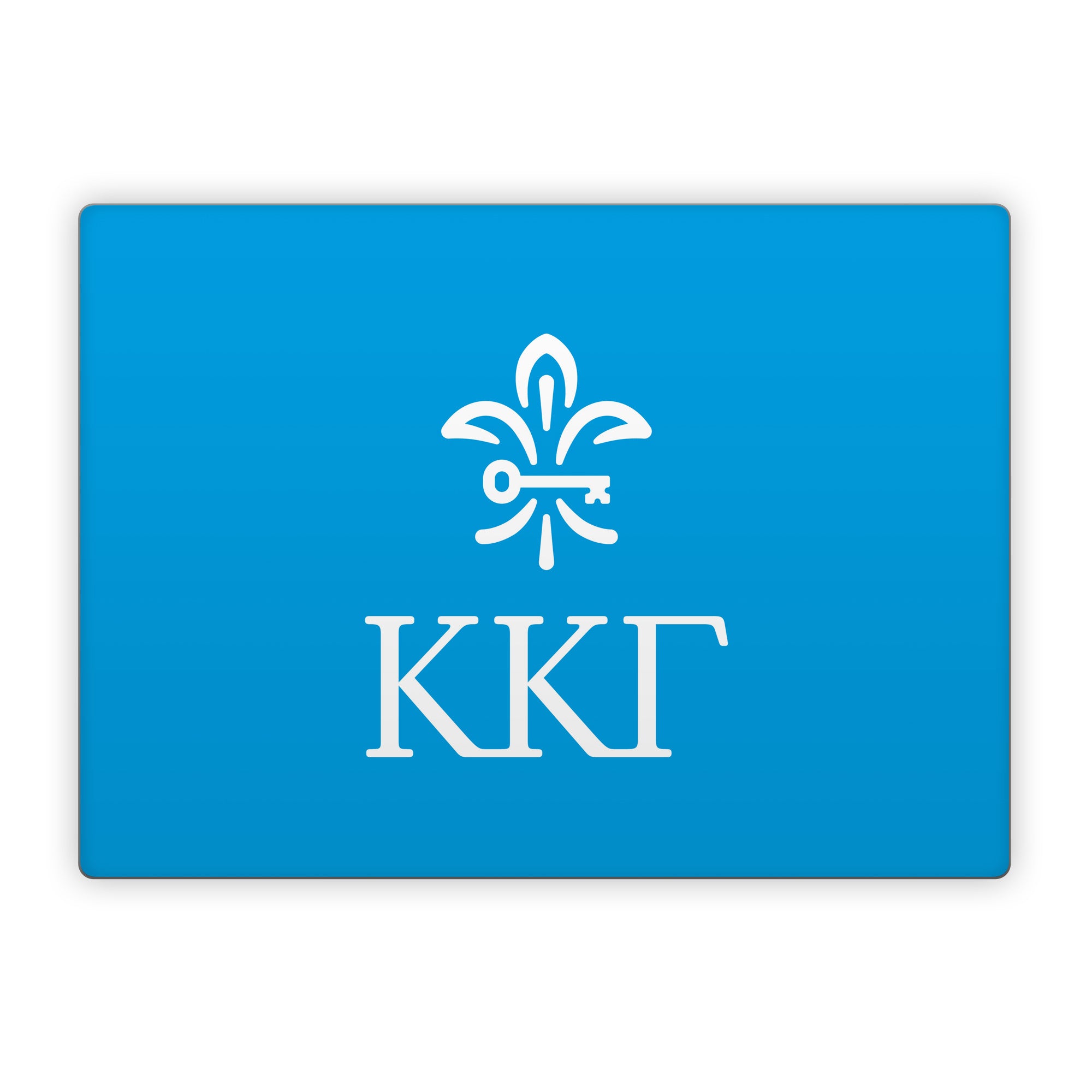Kappa Kappa Gamma Letterkey Vertical Gamma Blue - Microsoft Surface Laptop Skin