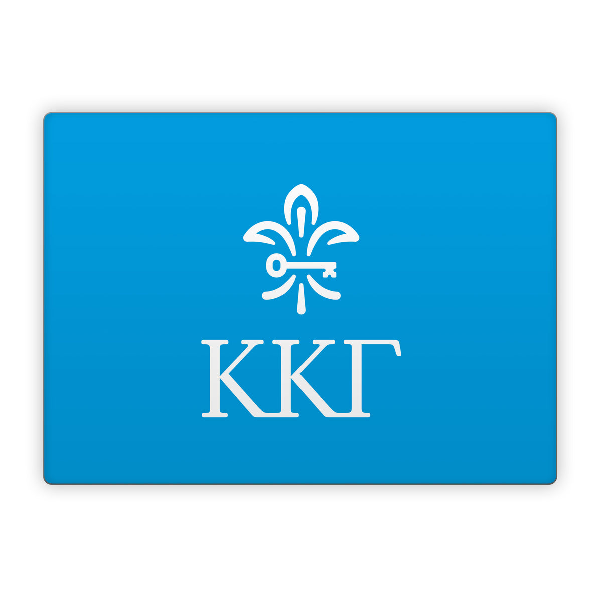 Kappa Kappa Gamma Letterkey Vertical Gamma Blue - Microsoft Surface Laptop Skin