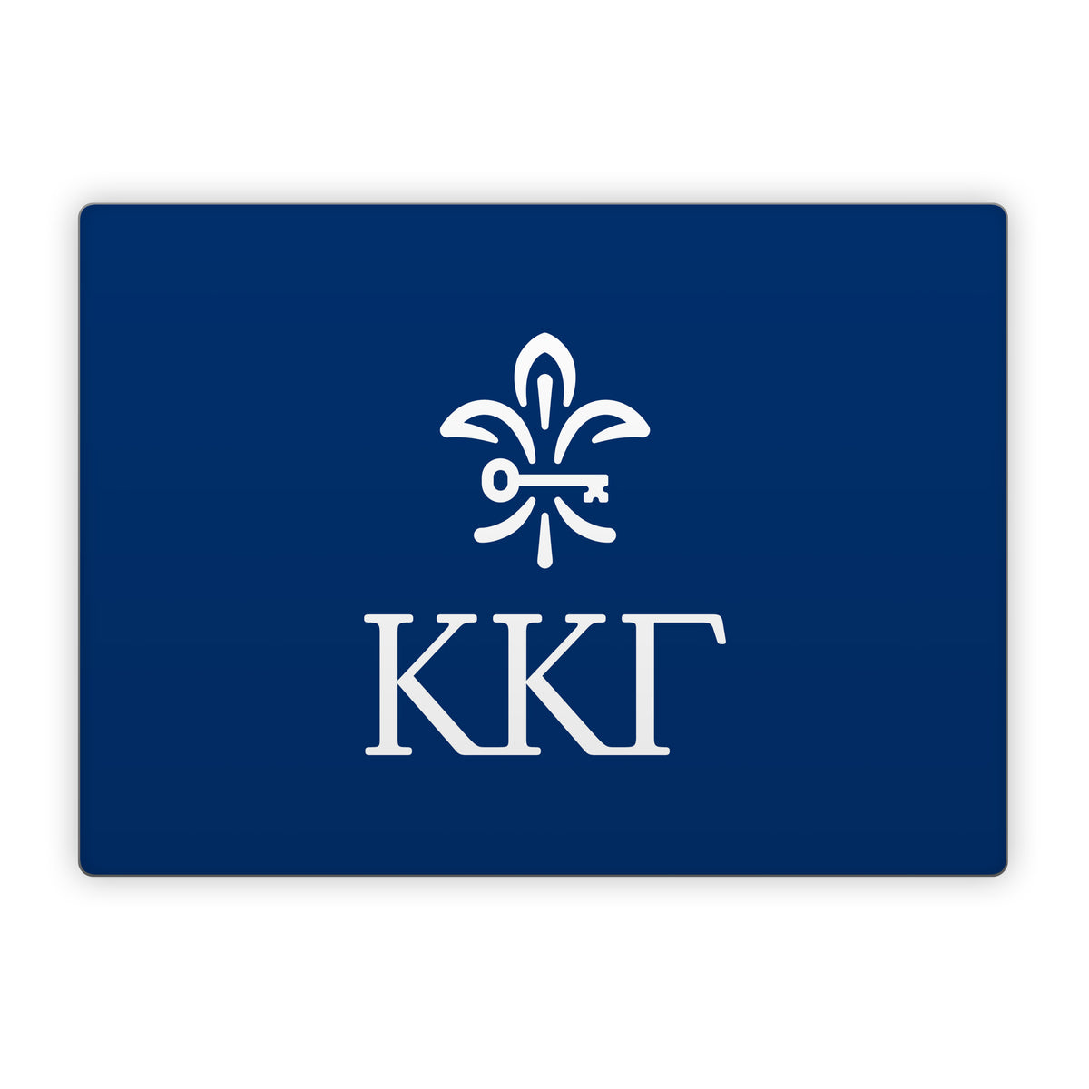 Kappa Kappa Gamma Letterkey Vertical Kappa Blue - Microsoft Surface Laptop Skin