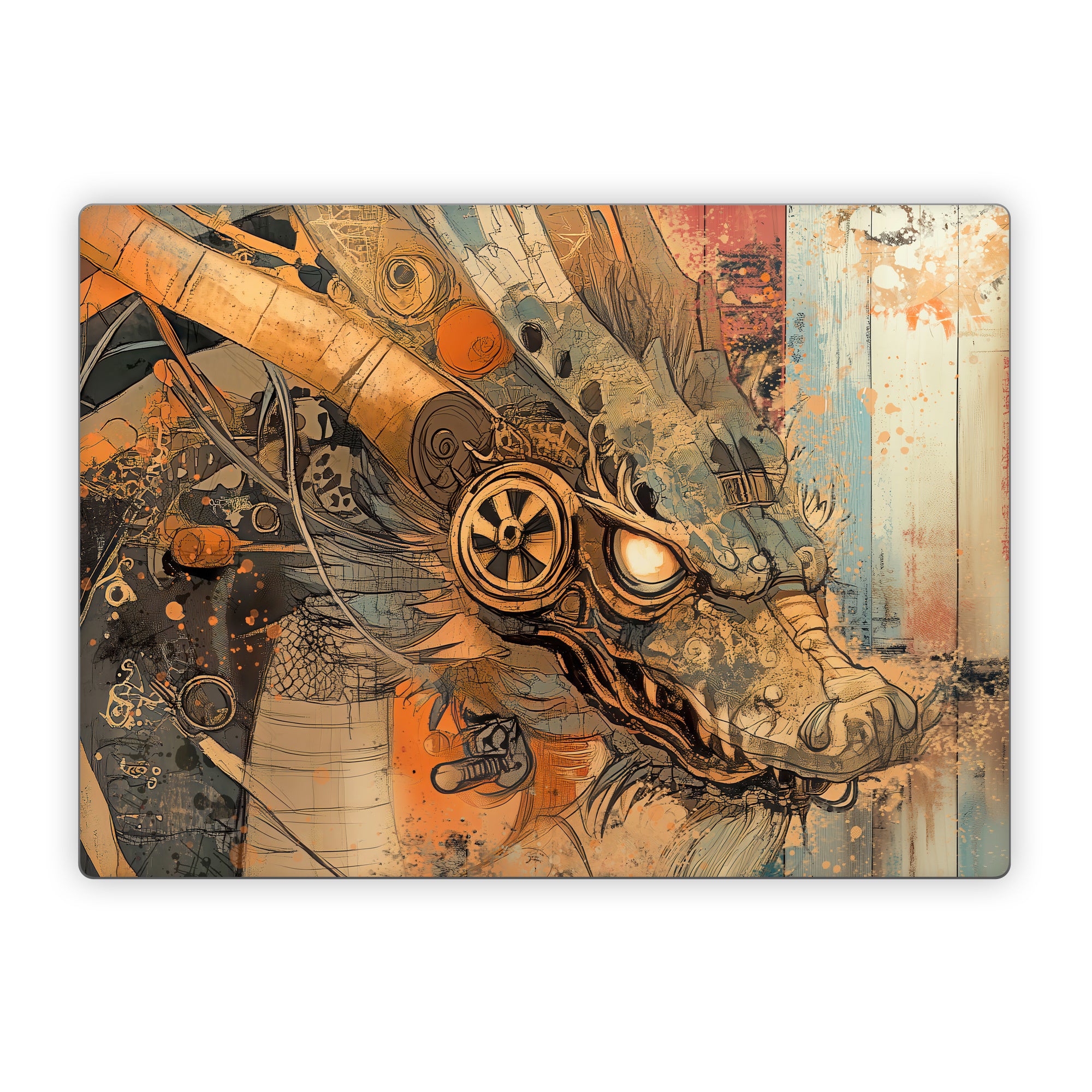 Orange Dragon - Microsoft Surface Laptop Skin