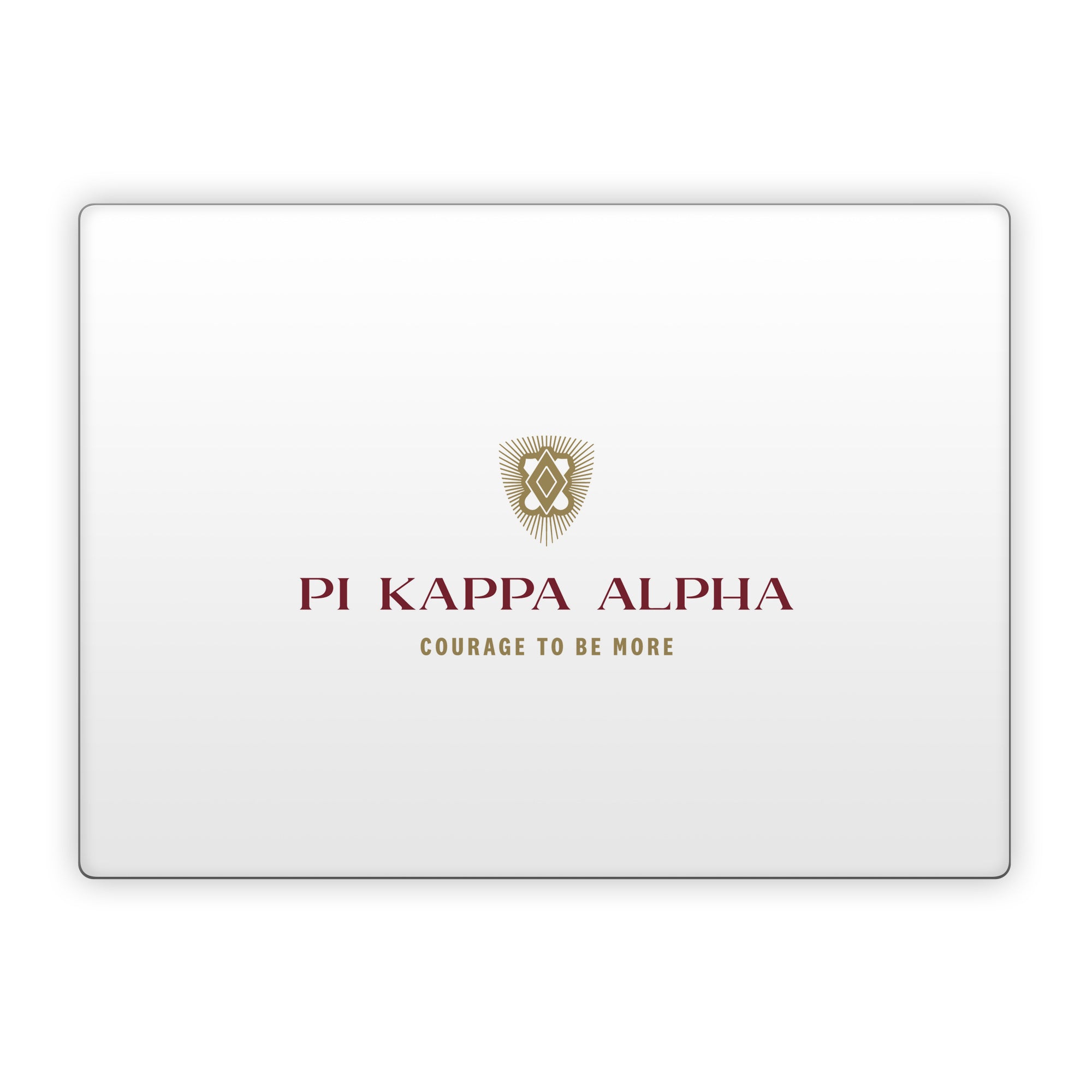 Pi Kappa Alpha Formal Logo White - Microsoft Surface Laptop Skin