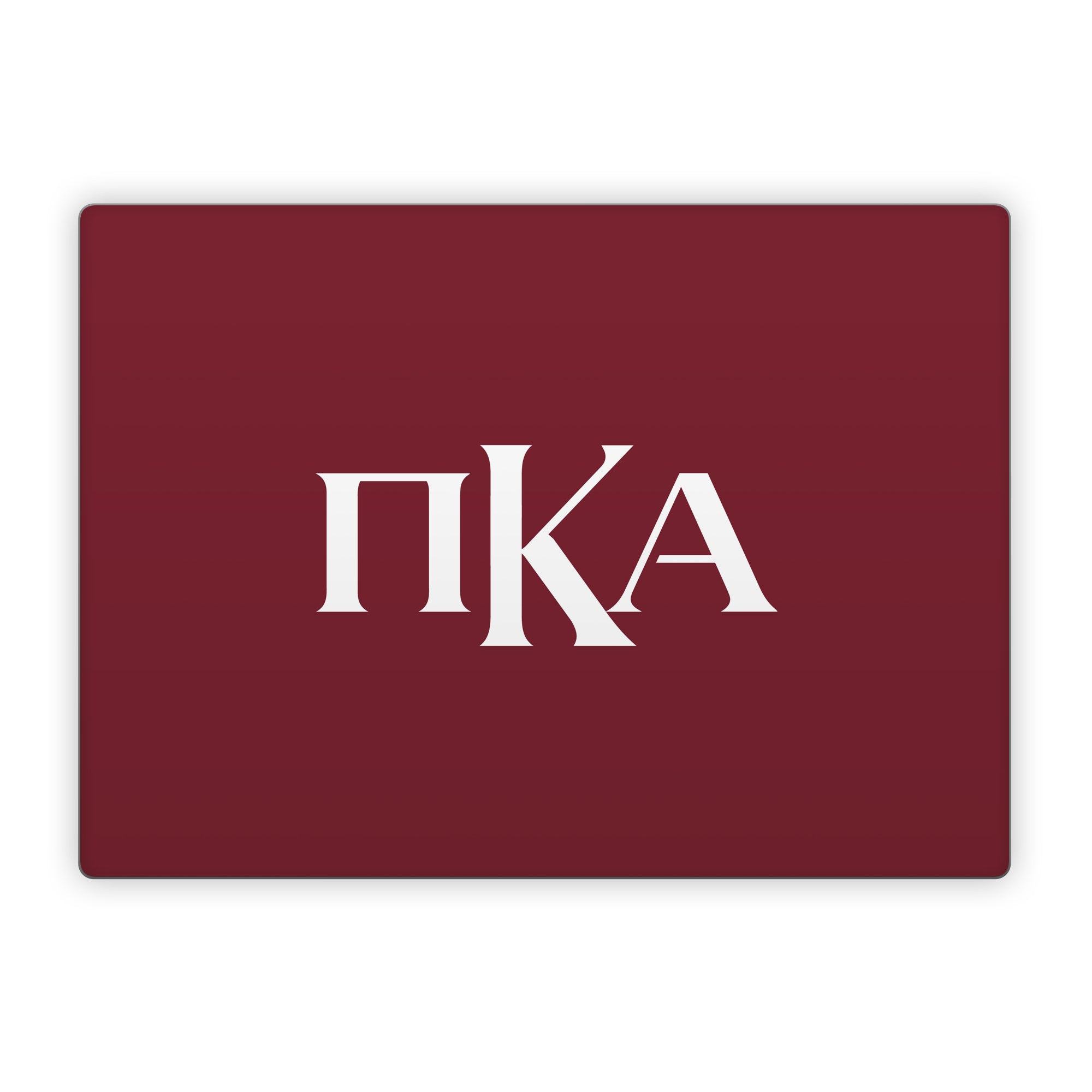 Pi Kappa Alpha Greek Letters Garnet - Microsoft Surface Laptop Skin