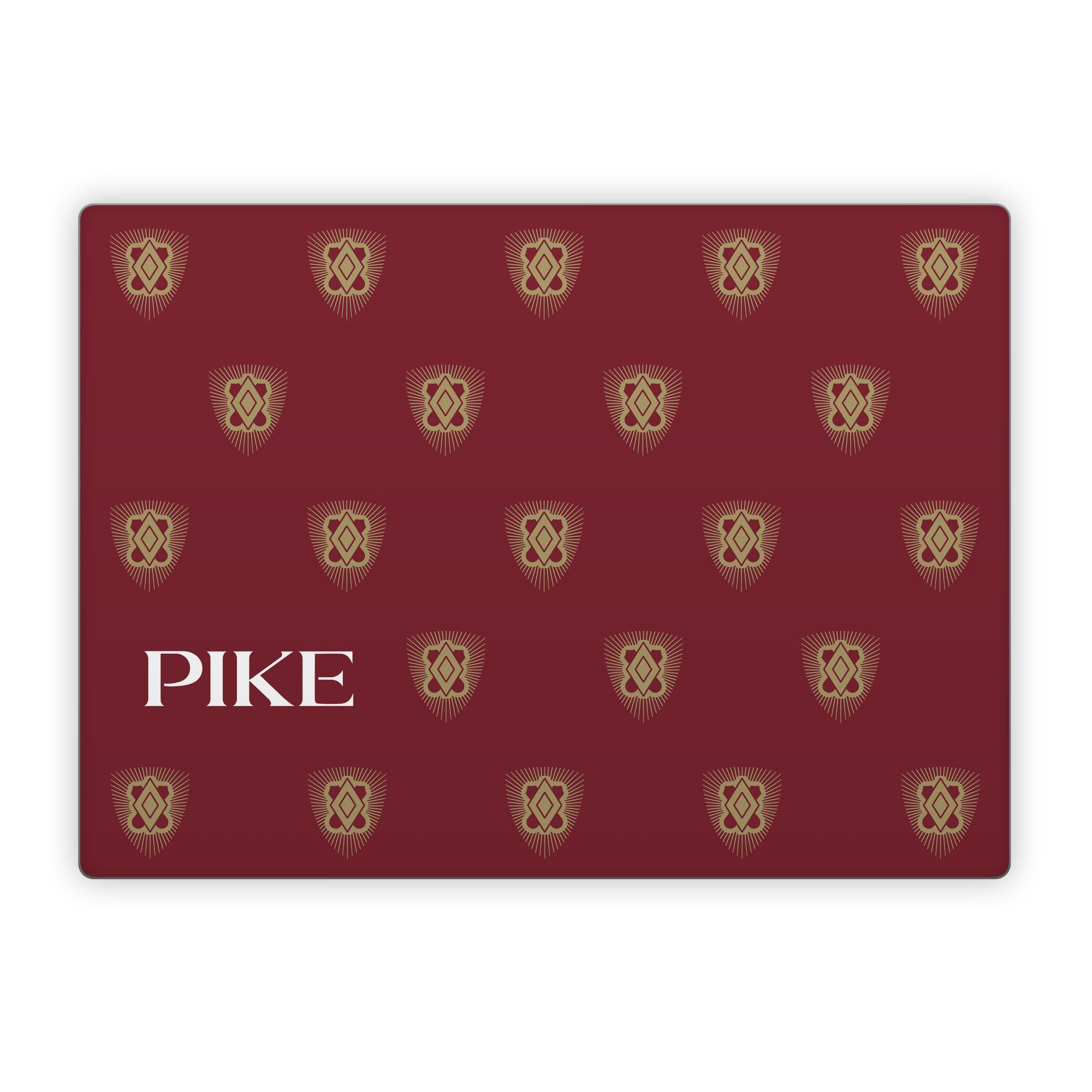 Pi Kappa Alpha PIKE Shield Pattern Garnet - Microsoft Surface Laptop Skin