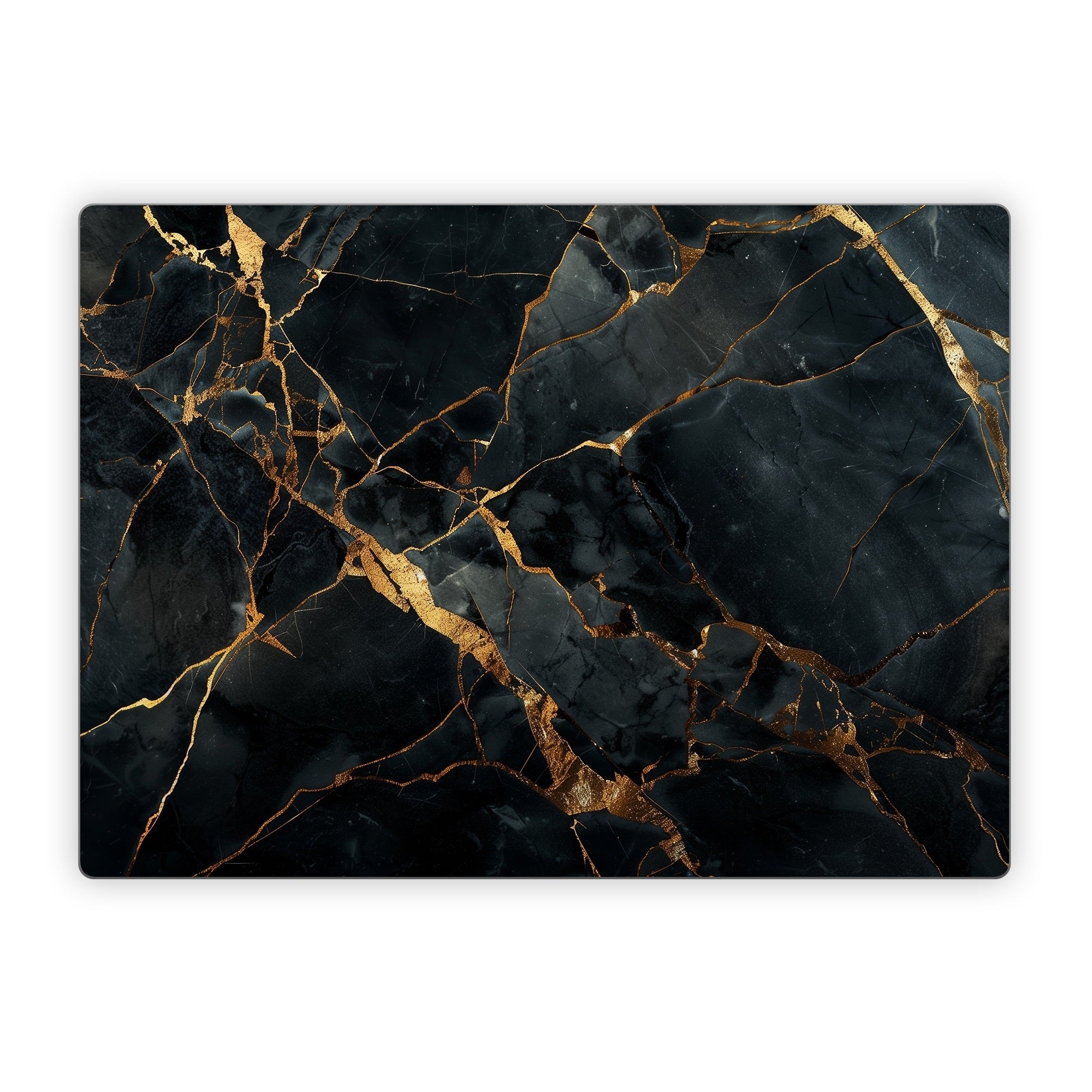 Repaired Black Marble - Microsoft Surface Laptop Skin