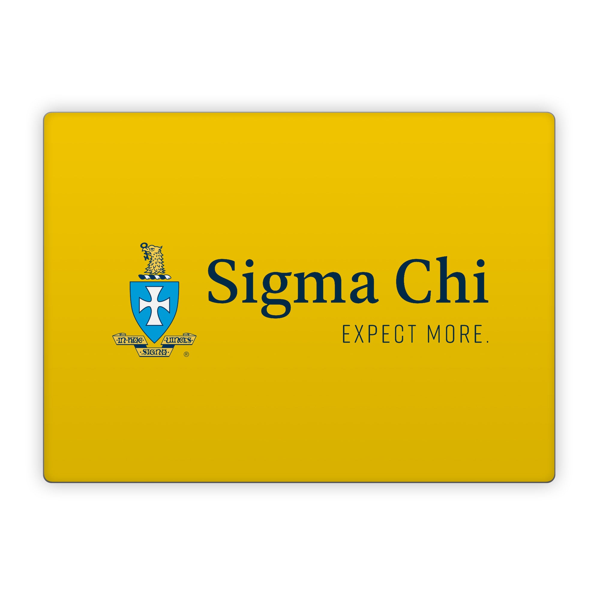 Sigma Chi Logo Gold - Microsoft Surface Laptop Skin