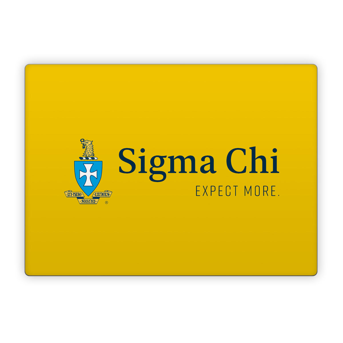 Sigma Chi Logo Gold - Microsoft Surface Laptop Skin