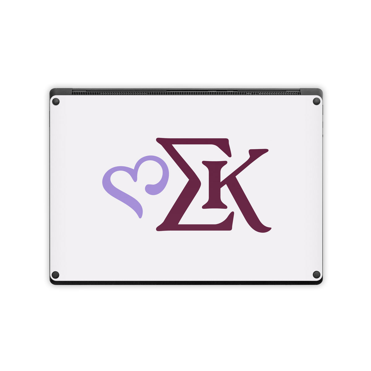 Sigma Kappa Greek Letters Two Color on Dove Love - Microsoft Surface Laptop Skin