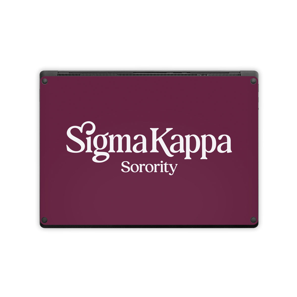 Sigma Kappa Sorority Logo Dove Love on Mary Maroon - Microsoft Surface Laptop Skin