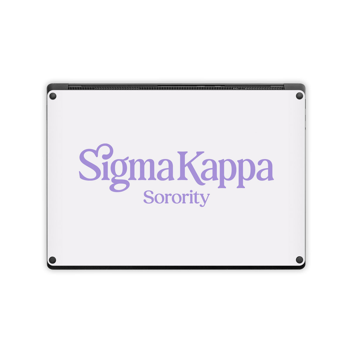 Sigma Kappa Sorority Logo Legacy Lavender on Dove Love - Microsoft Surface Laptop Skin