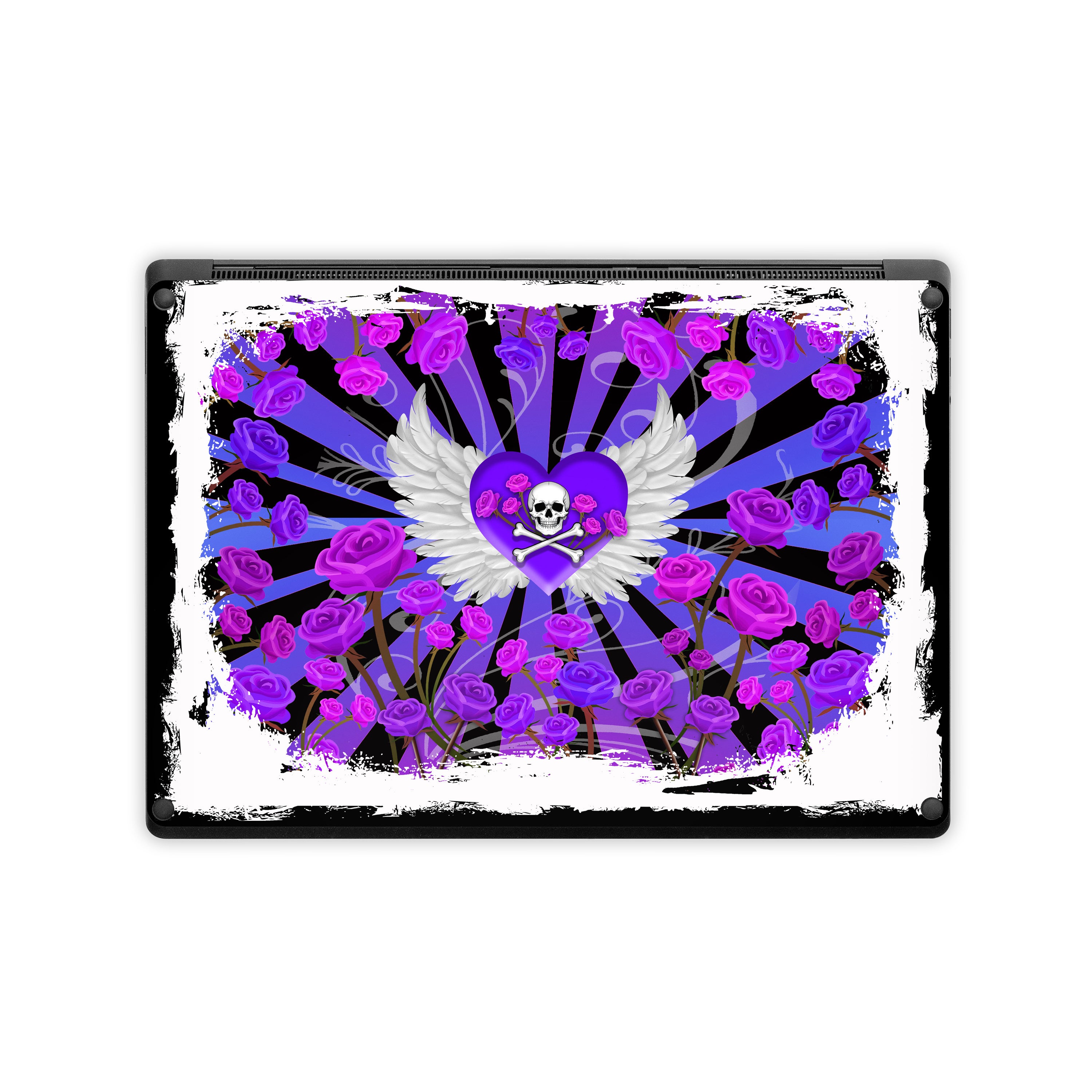 Skull and Roses - Microsoft Surface Laptop Skin