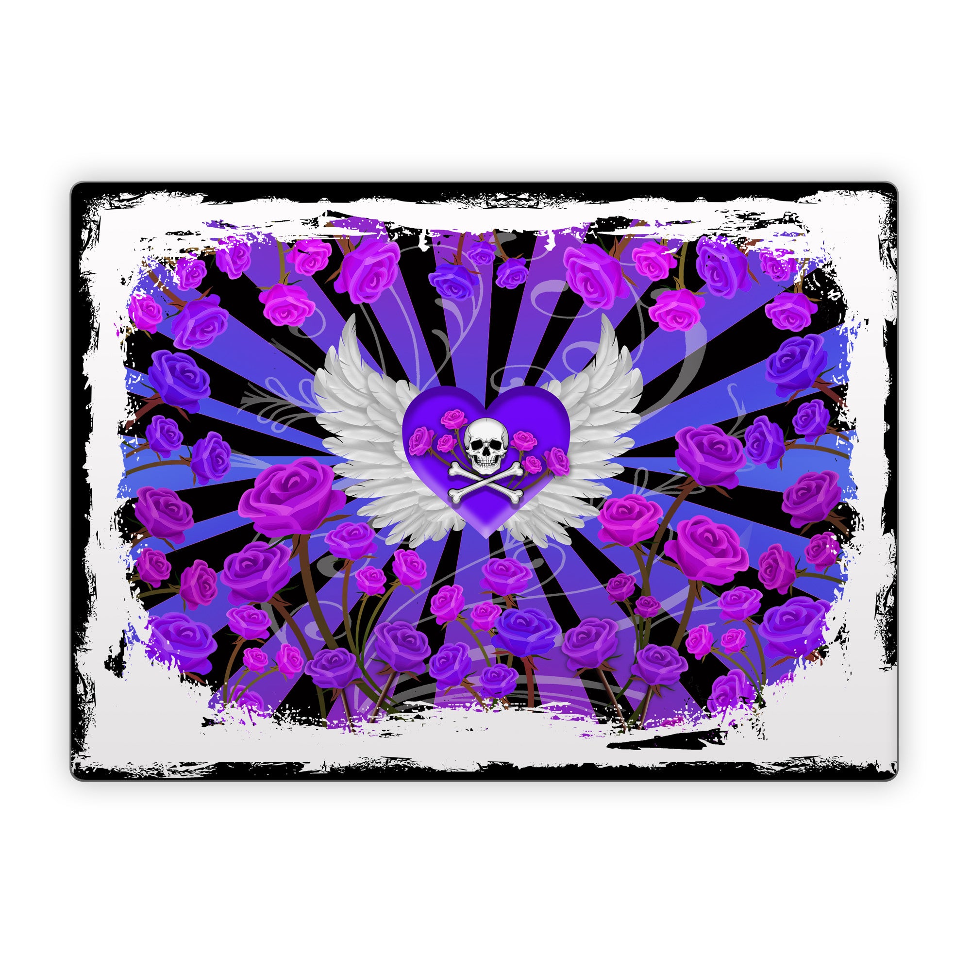 Skull and Roses - Microsoft Surface Laptop Skin