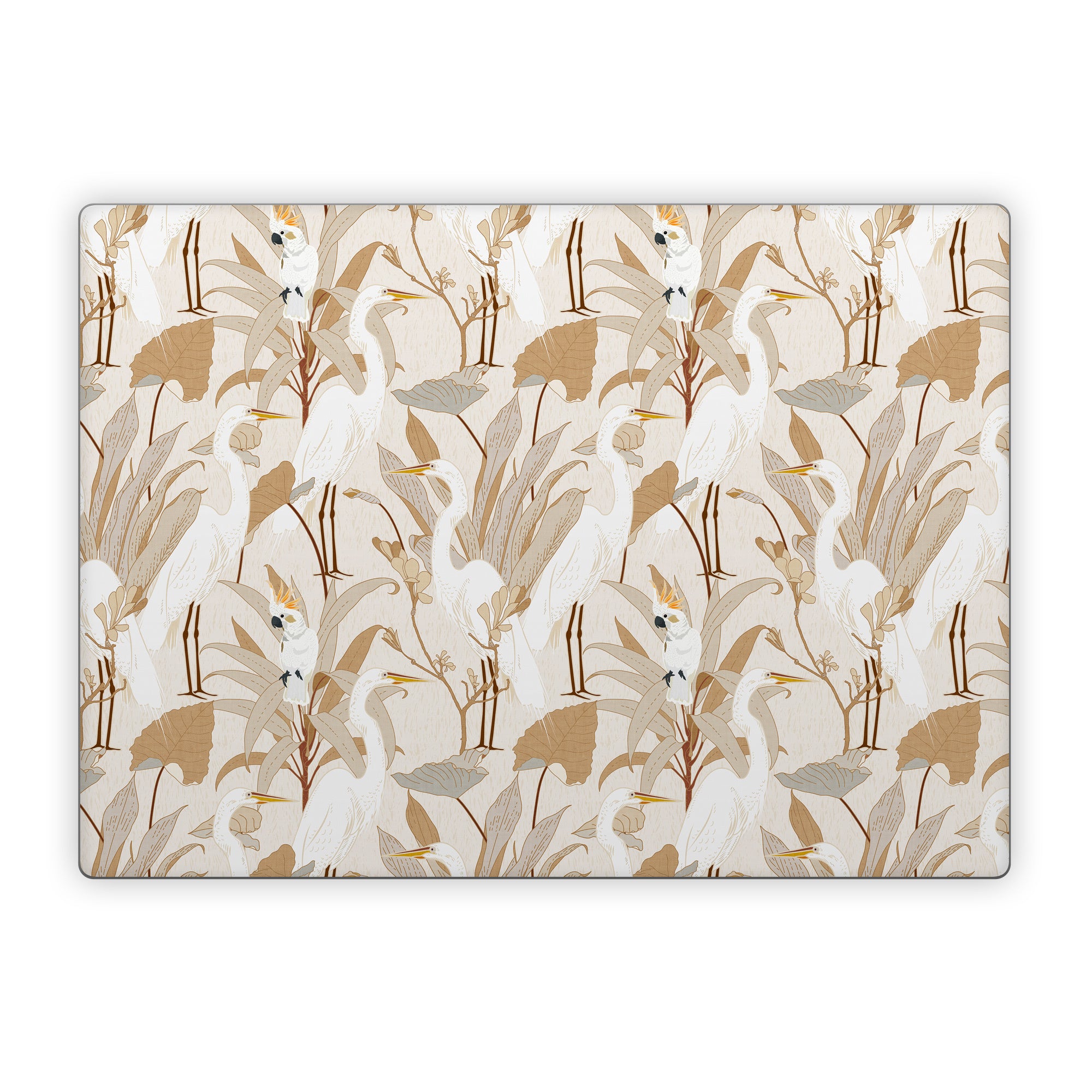 White Cranes Cockatoo - Microsoft Surface Laptop Skin
